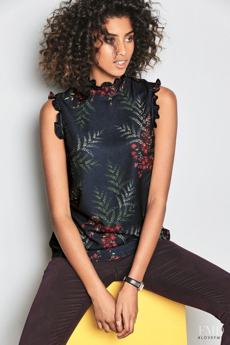 Imaan Hammam featured in  the Next catalogue for Fall 2016