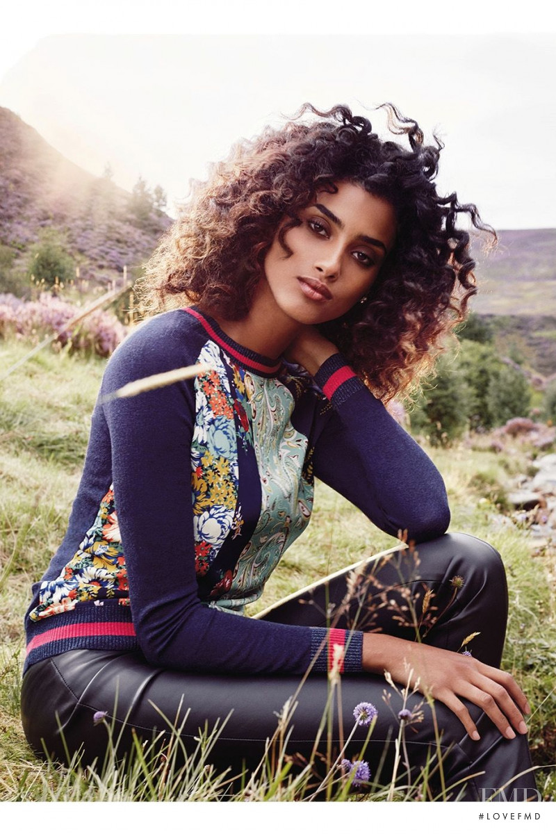 Imaan Hammam featured in  the Next catalogue for Fall 2016