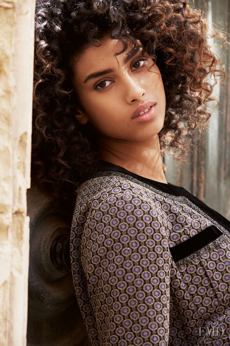 Imaan Hammam featured in  the Next catalogue for Fall 2016