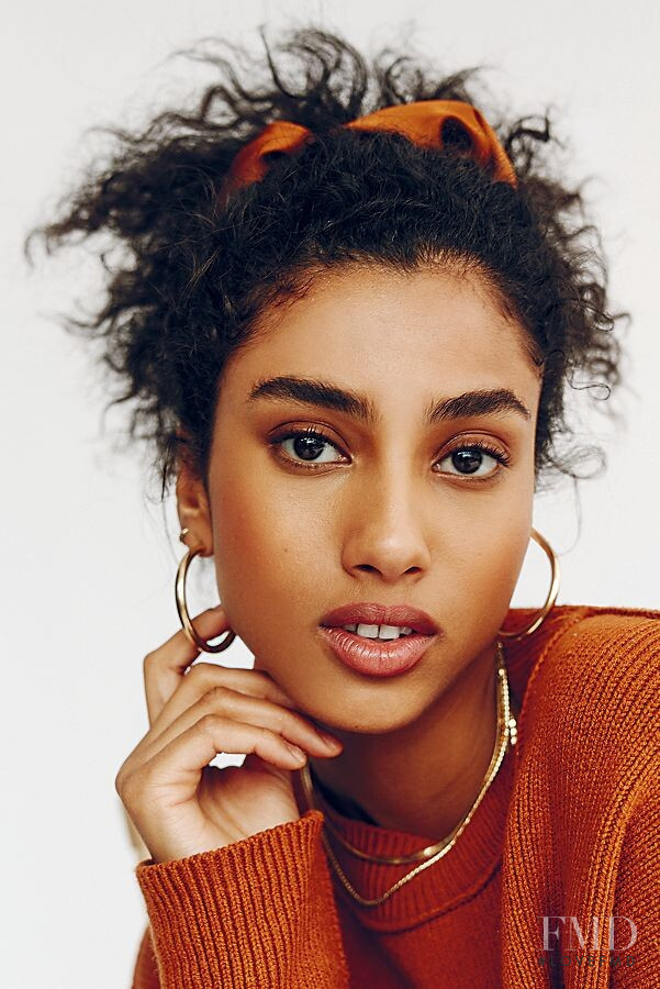 Imaan Hammam featured in  the Free People lookbook for Spring/Summer 2020