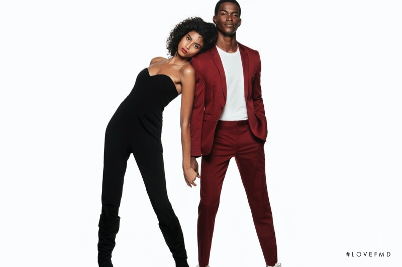 Imaan Hammam featured in  the Express advertisement for Holiday 2019