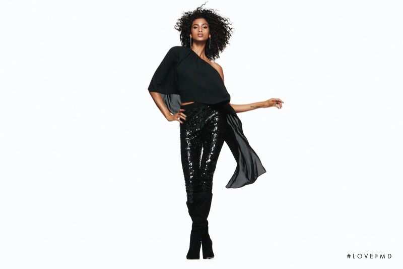 Imaan Hammam featured in  the Express advertisement for Holiday 2019