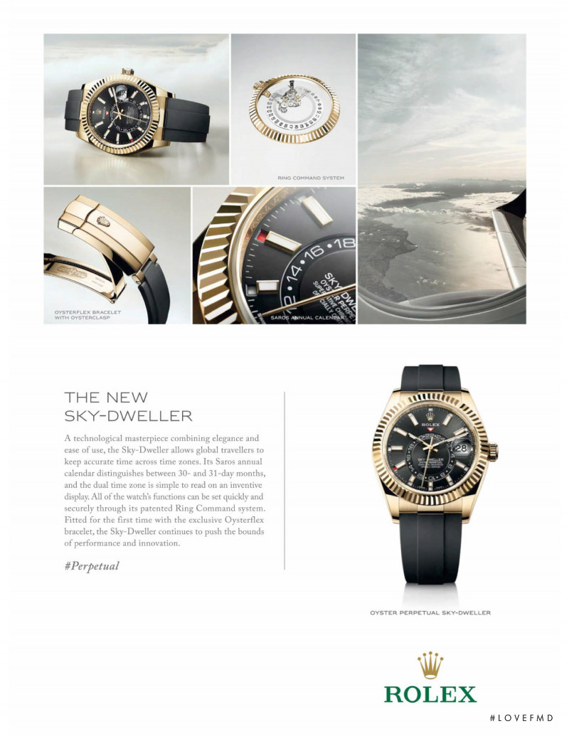 Rolex advertisement for Autumn/Winter 2020