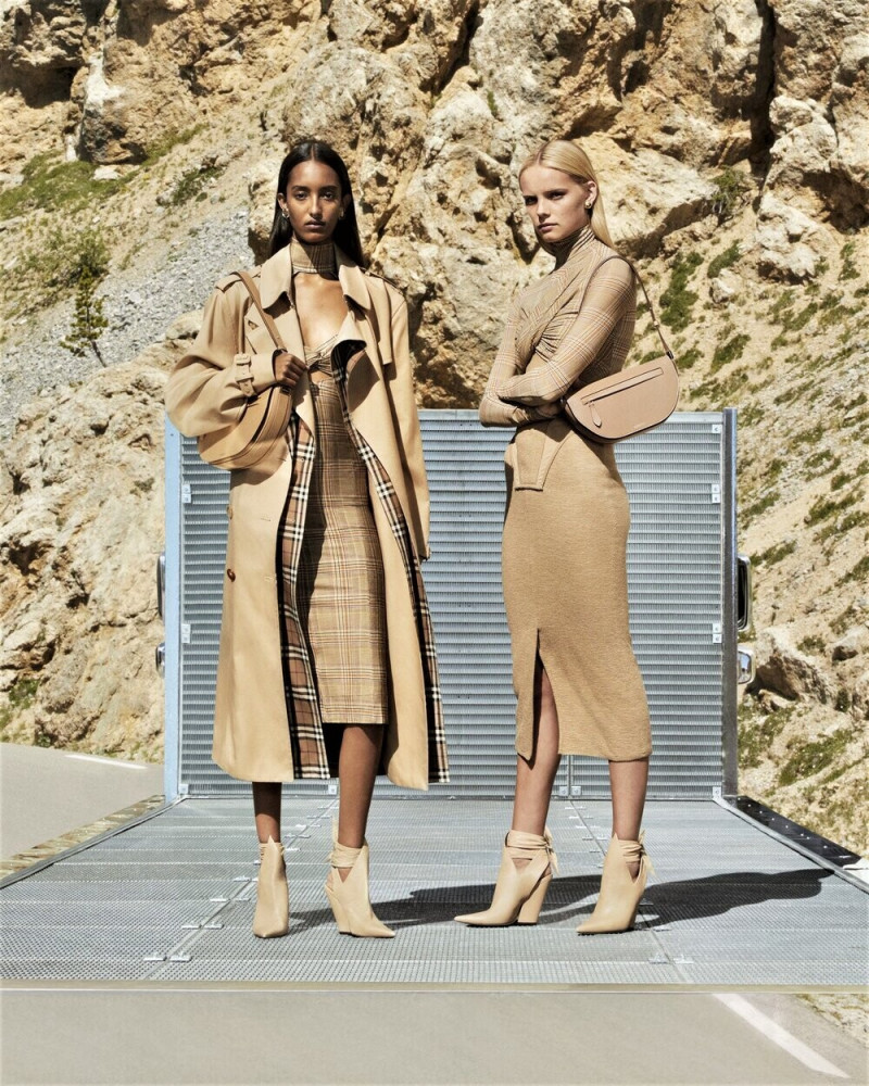 Tara Halliwell featured in  the Burberry advertisement for Autumn/Winter 2020