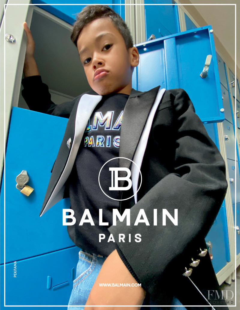 Balmain Kids advertisement for Autumn/Winter 2020