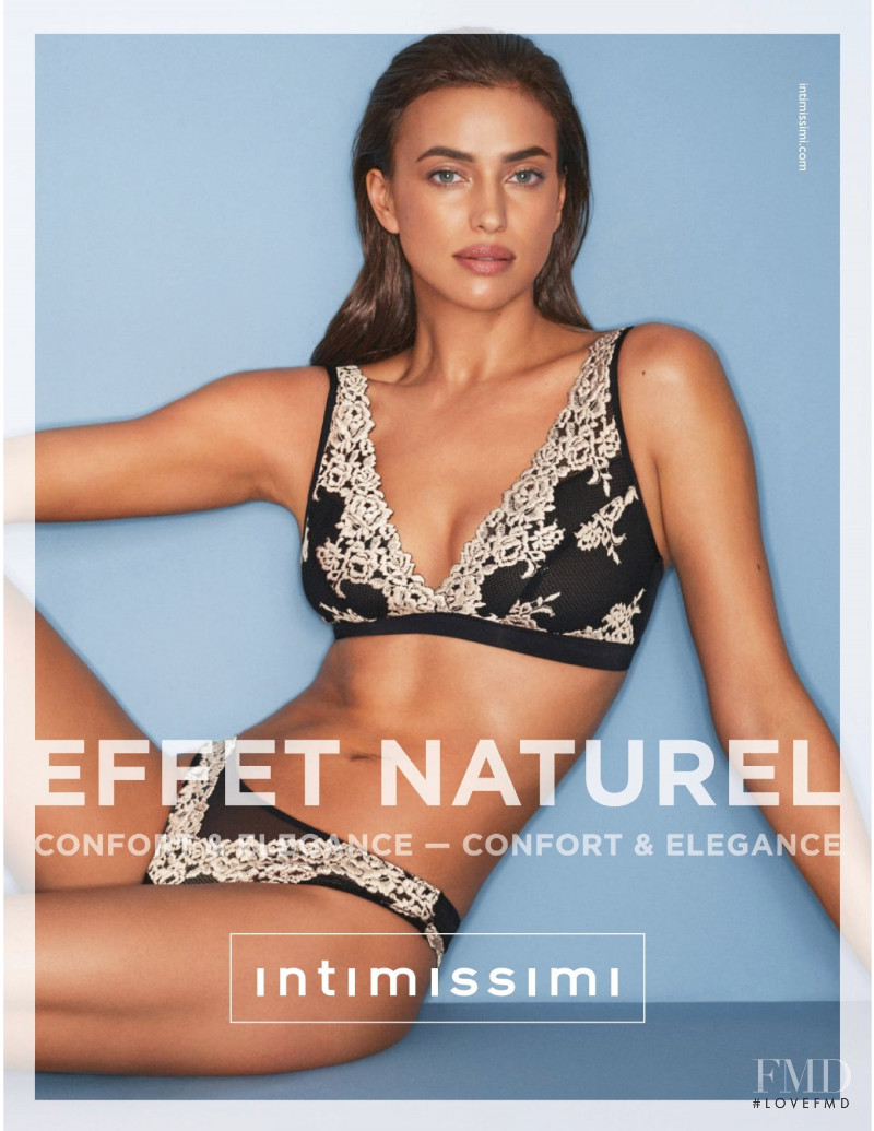 Irina Shayk featured in  the Intimissimi advertisement for Autumn/Winter 2020
