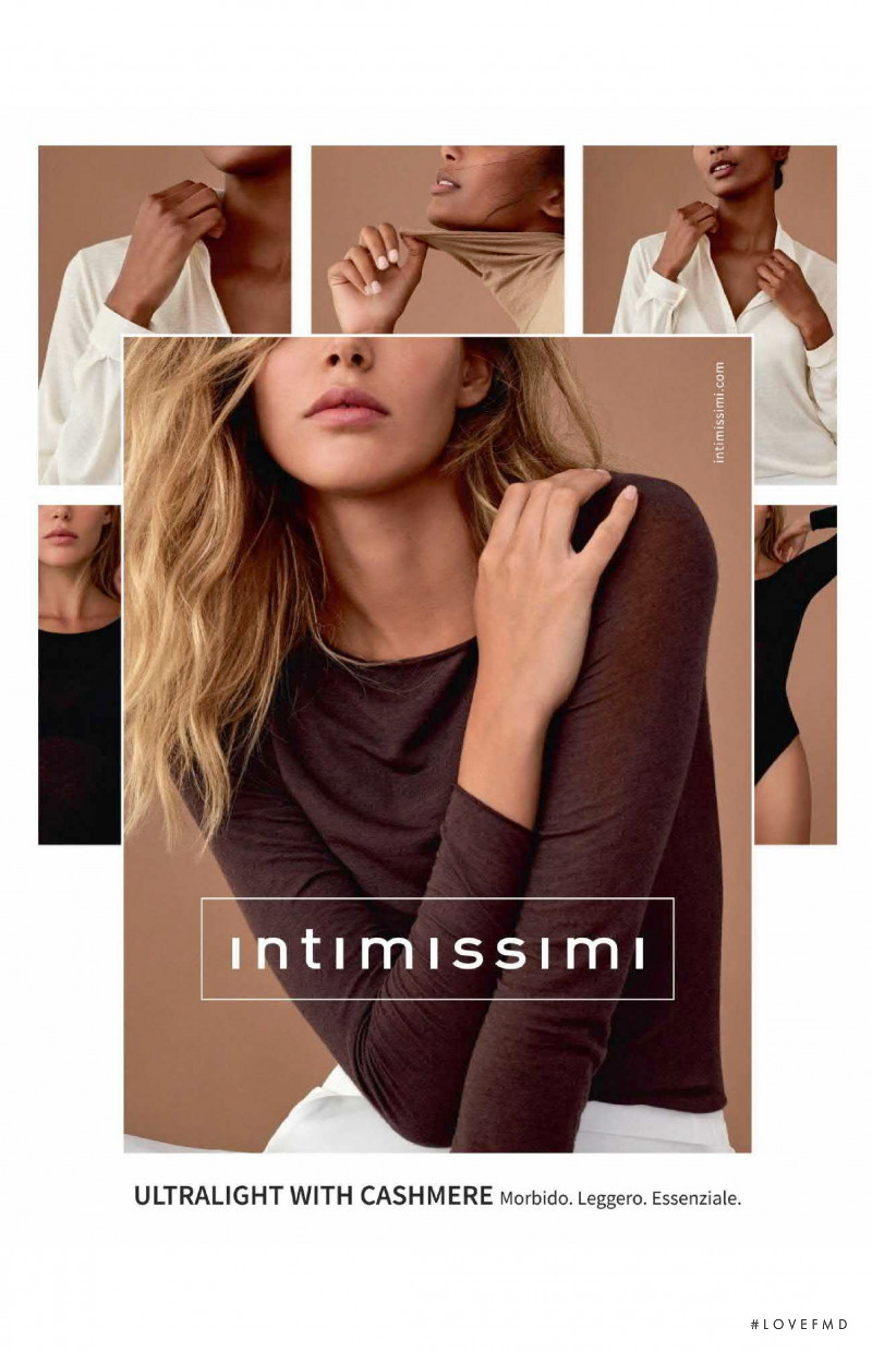 Irina Shayk featured in  the Intimissimi advertisement for Autumn/Winter 2020