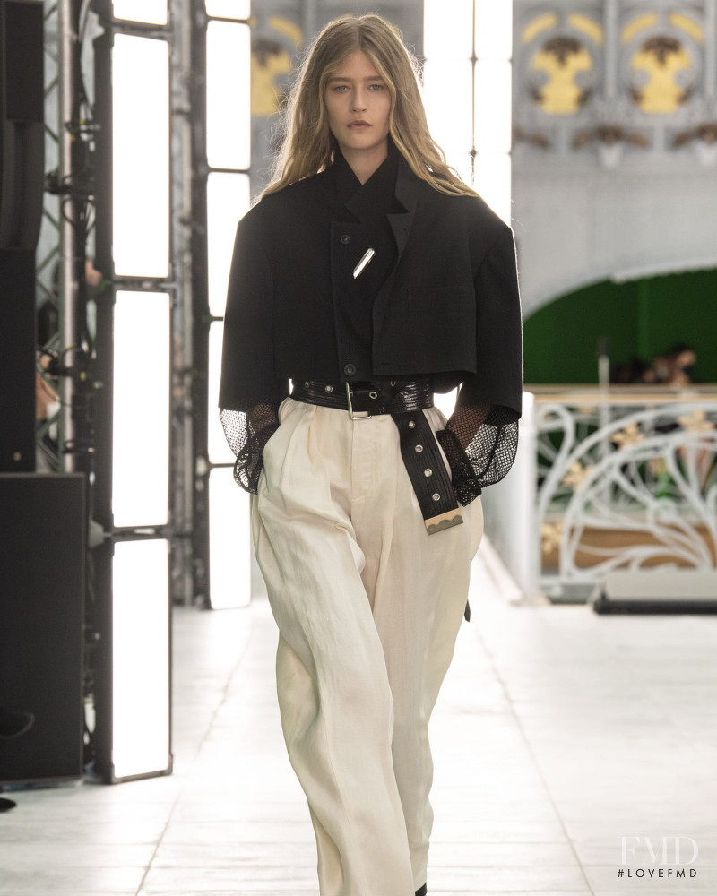 Mariam de Vinzelle featured in  the Louis Vuitton fashion show for Spring/Summer 2021