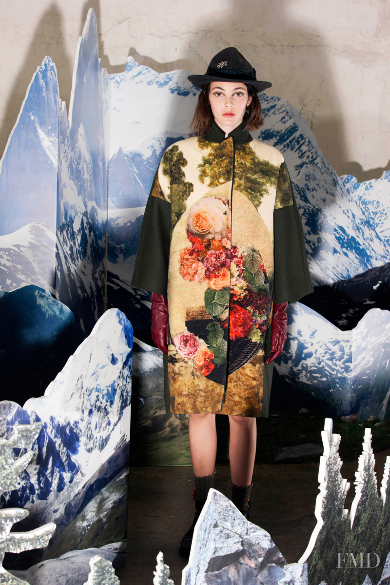 Vittoria Ceretti featured in  the Antonio Marras lookbook for Pre-Fall 2014