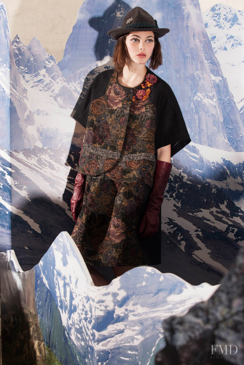 Vittoria Ceretti featured in  the Antonio Marras lookbook for Pre-Fall 2014