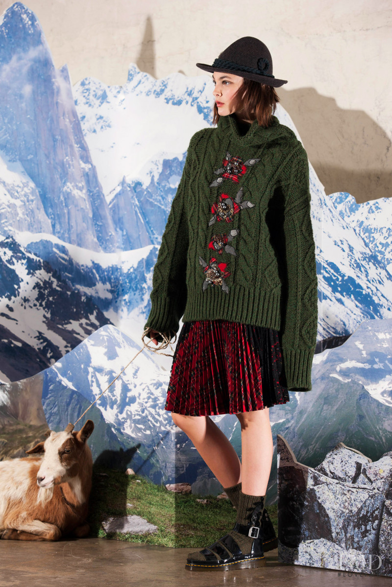 Vittoria Ceretti featured in  the Antonio Marras lookbook for Pre-Fall 2014