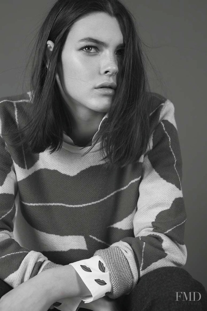 Vittoria Ceretti featured in  the M. Grifoni Denim advertisement for Autumn/Winter 2014