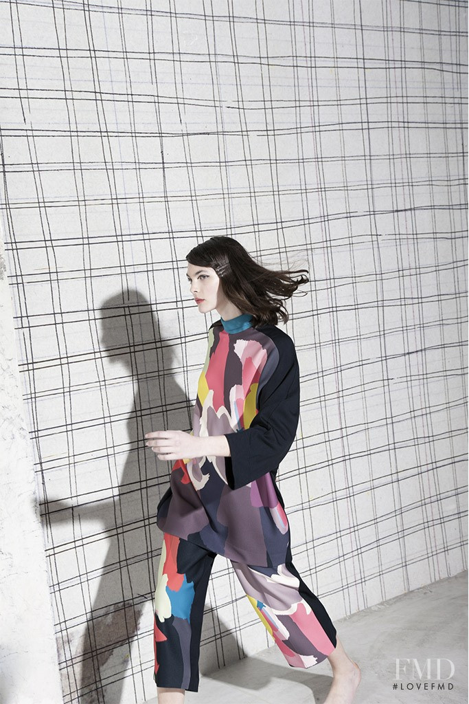 Vittoria Ceretti featured in  the I\'m Isola Marras lookbook for Autumn/Winter 2014