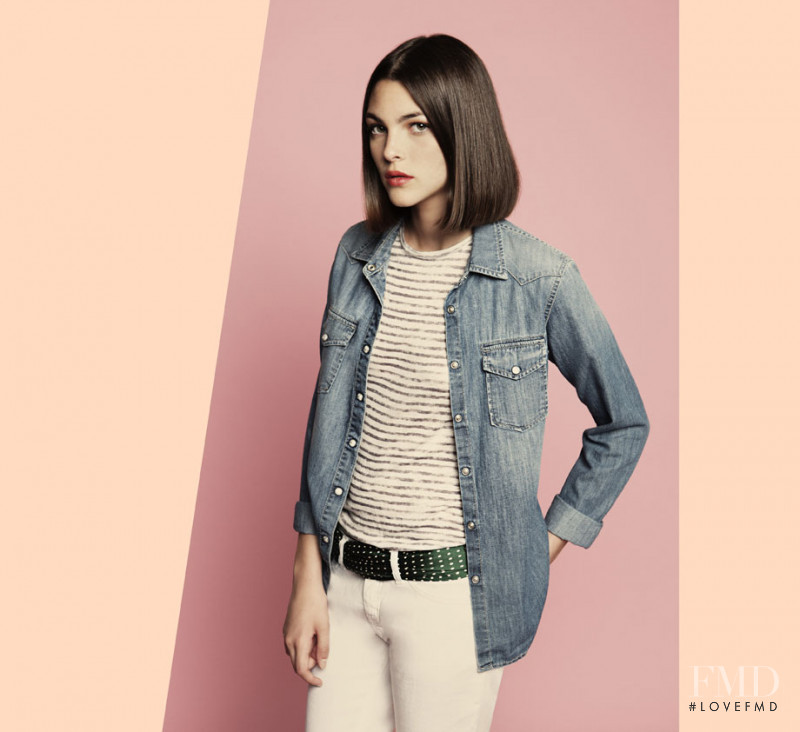 Vittoria Ceretti featured in  the Vintage 55 lookbook for Spring/Summer 2014