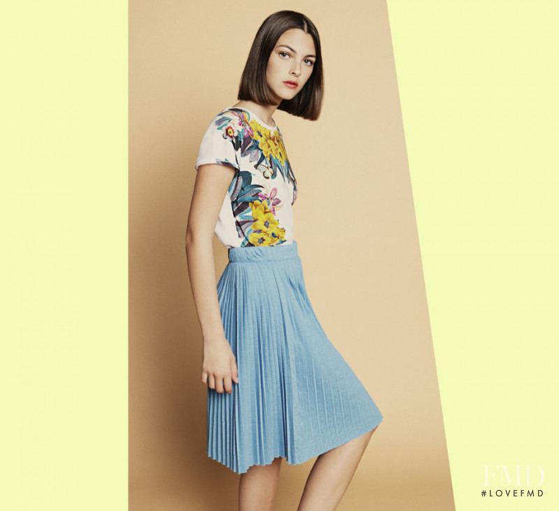 Vittoria Ceretti featured in  the Vintage 55 lookbook for Spring/Summer 2014