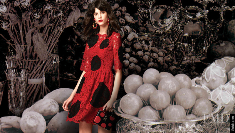 Antonina Petkovic featured in  the Dolce & Gabbana advertisement for Holiday 2015