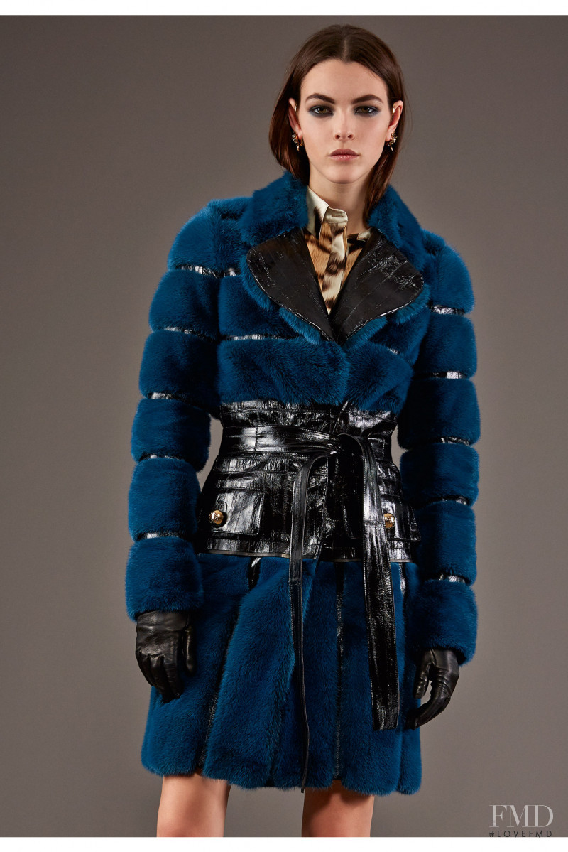 Vittoria Ceretti featured in  the Roberto Cavalli lookbook for Pre-Fall 2015