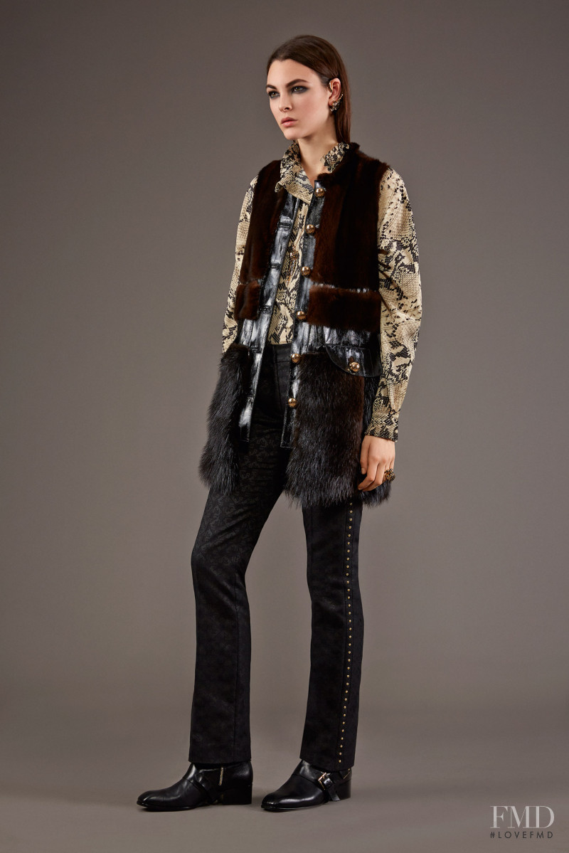 Vittoria Ceretti featured in  the Roberto Cavalli lookbook for Pre-Fall 2015