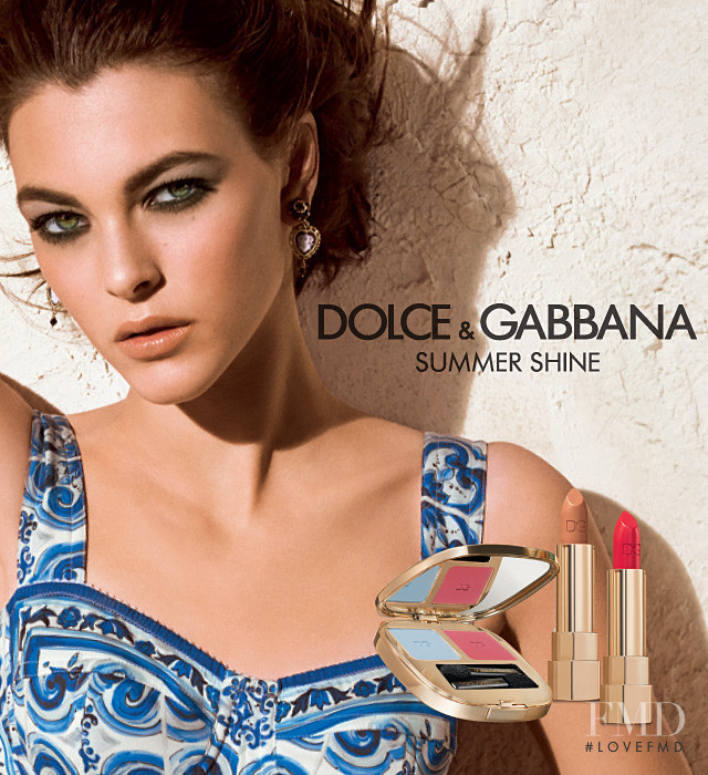 Vittoria Ceretti featured in  the Dolce & Gabbana Beauty Summer Shine advertisement for Summer 2015
