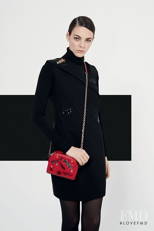 Vittoria Ceretti featured in  the Karl Lagerfeld lookbook for Autumn/Winter 2015