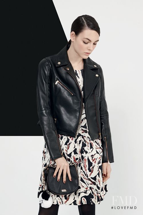 Vittoria Ceretti featured in  the Karl Lagerfeld lookbook for Autumn/Winter 2015