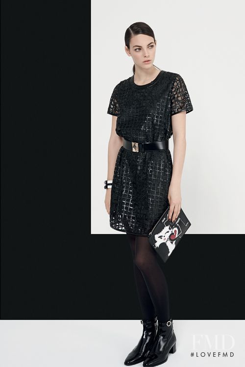 Vittoria Ceretti featured in  the Karl Lagerfeld lookbook for Autumn/Winter 2015