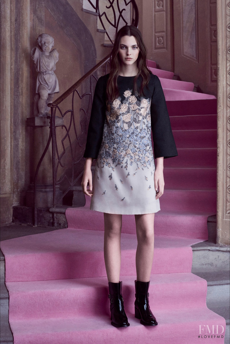 Vittoria Ceretti featured in  the Blumarine lookbook for Pre-Fall 2016