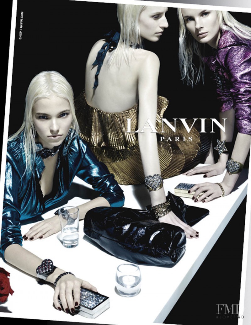 Irene Hiemstra featured in  the Lanvin advertisement for Spring/Summer 2014