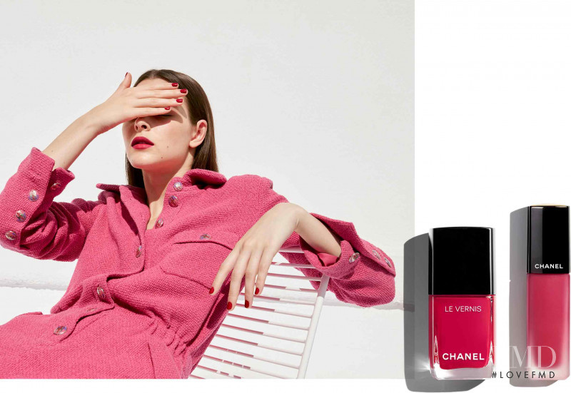 Vittoria Ceretti featured in  the Chanel Beauty advertisement for Autumn/Winter 2017