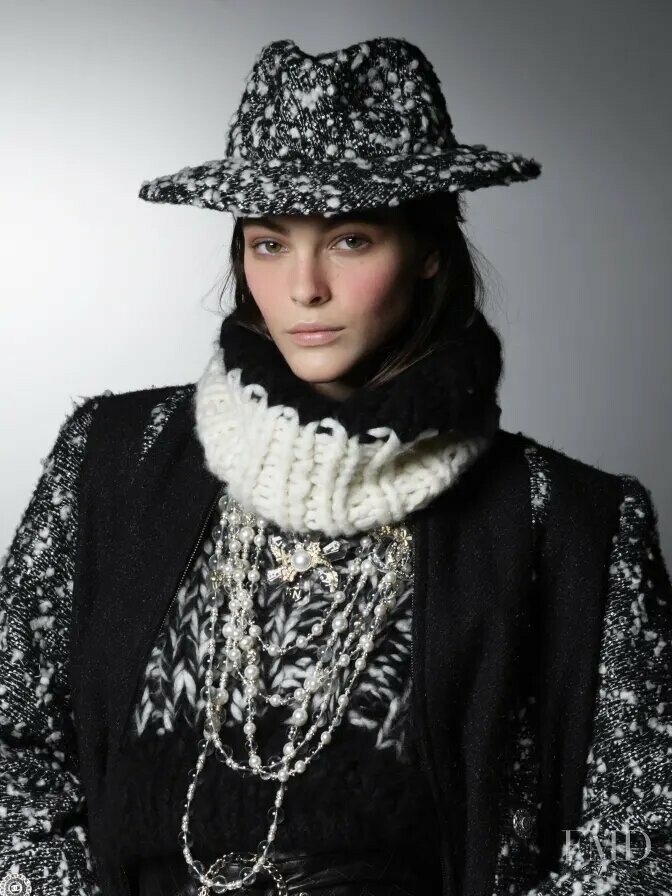 Vittoria Ceretti featured in  the Chanel Press Kit lookbook for Autumn/Winter 2019