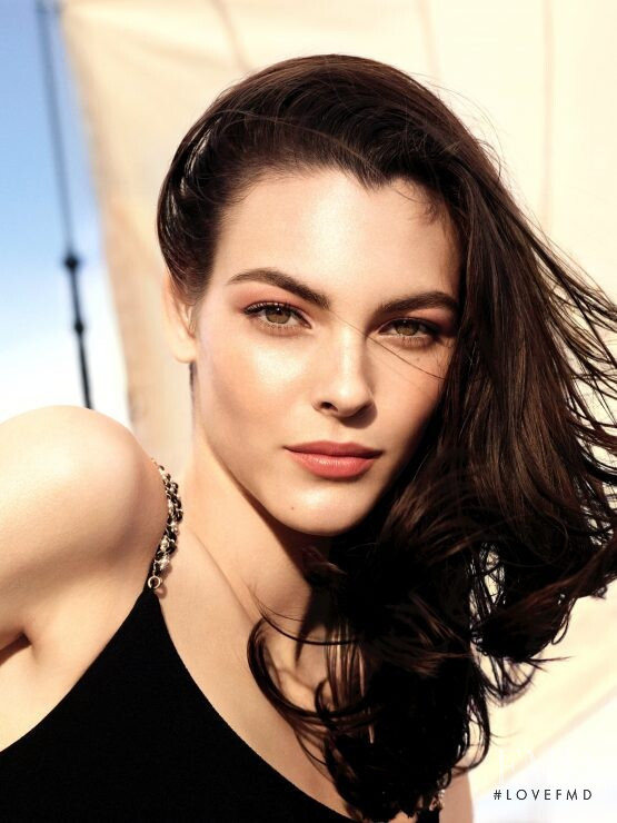 Vittoria Ceretti featured in  the Chanel Beauty advertisement for Summer 2020