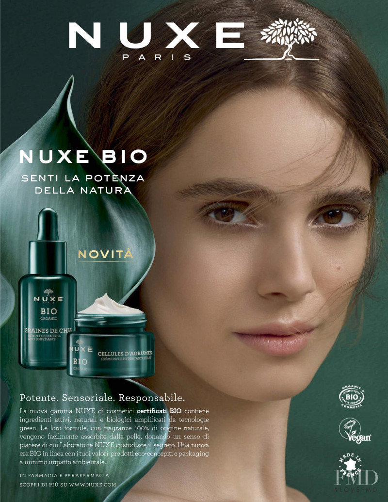 Nuxe advertisement for Autumn/Winter 2020