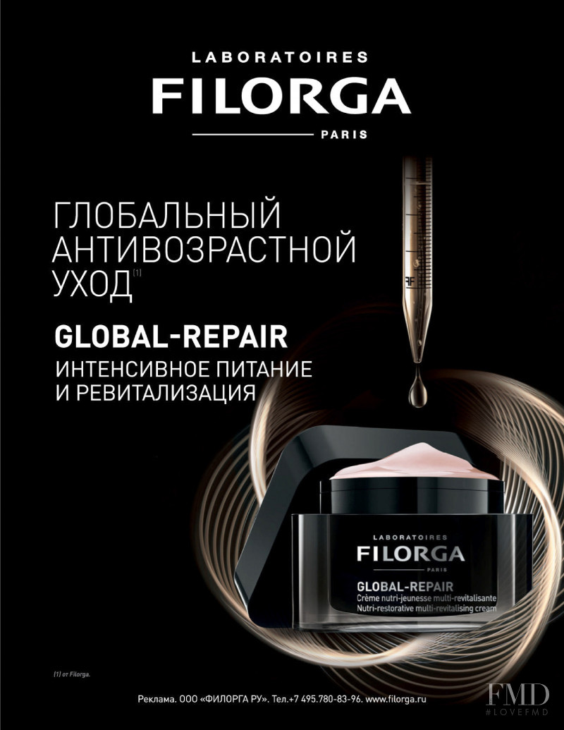 Filorga advertisement for Autumn/Winter 2020