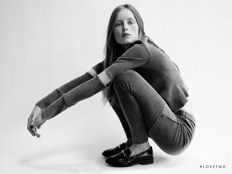 Rianne Van Rompaey featured in  the H&M Capsule Collection  lookbook for Fall 2015