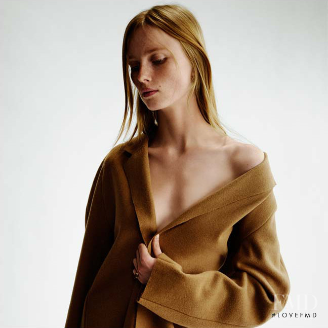 Rianne Van Rompaey featured in  the H&M Capsule Collection  lookbook for Fall 2015
