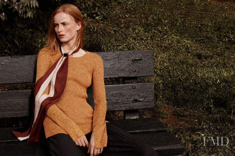 Rianne Van Rompaey featured in  the H&M The New Electic advertisement for Fall 2016