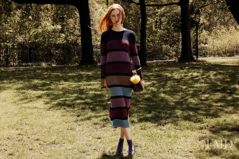 Rianne Van Rompaey featured in  the H&M The New Electic advertisement for Fall 2016