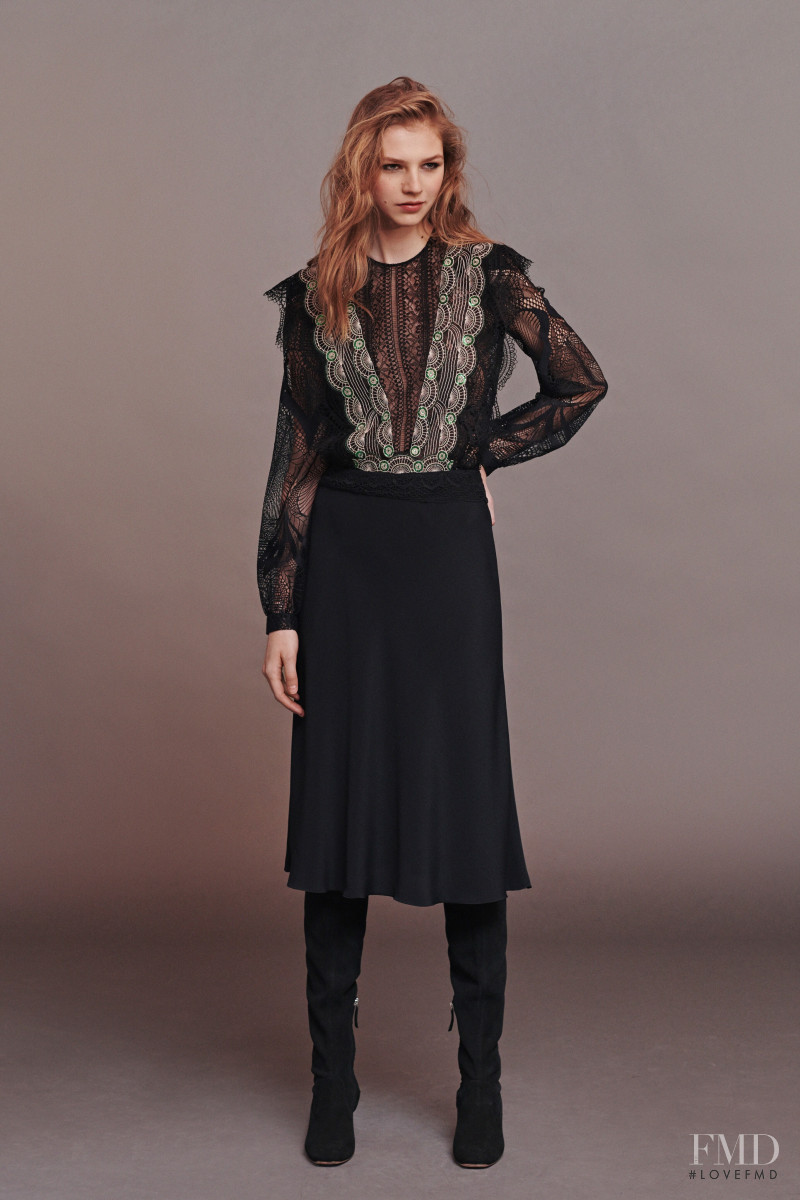 Deirdre Firinne featured in  the Alberta Ferretti lookbook for Pre-Fall 2020