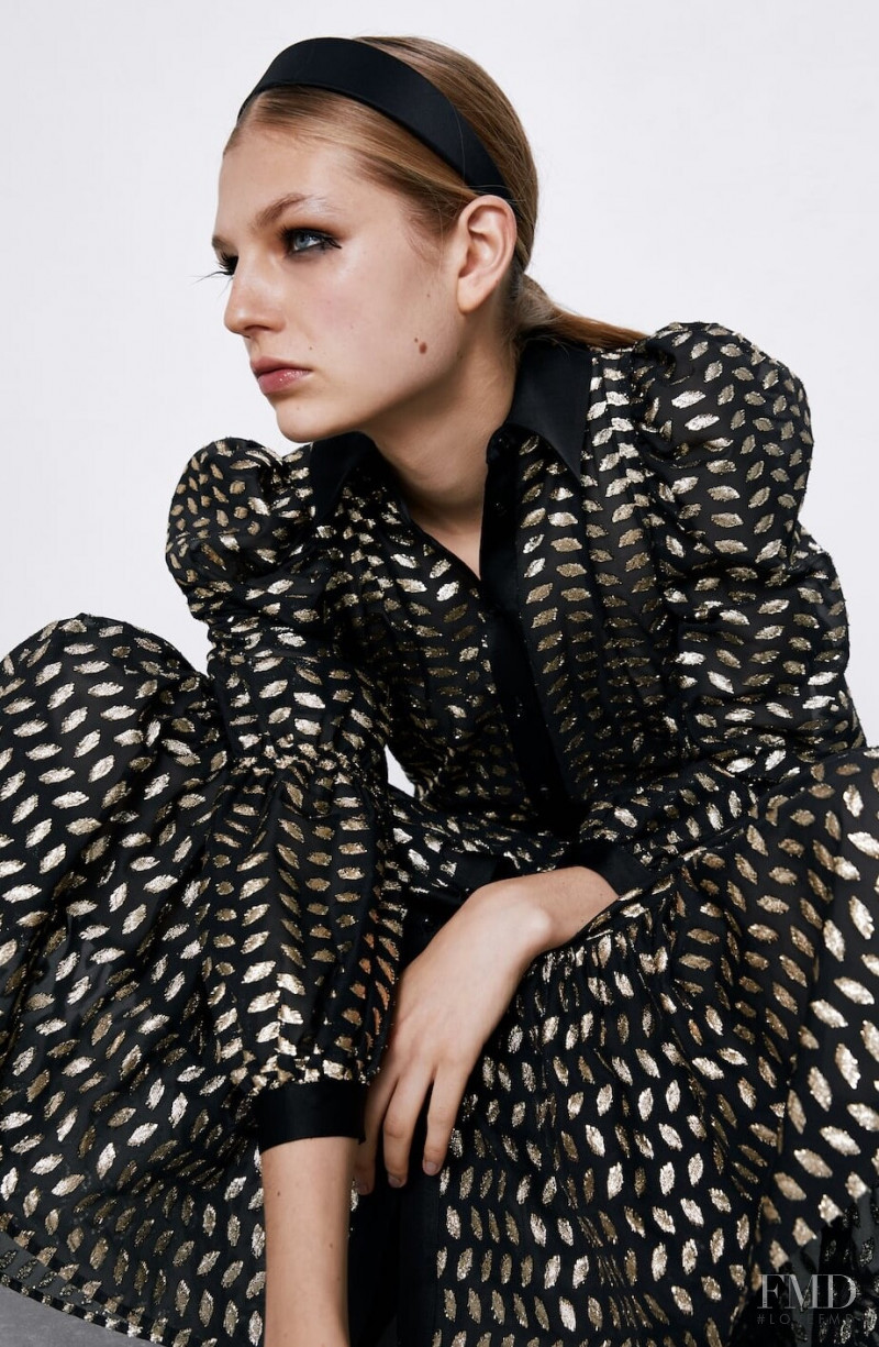 Deirdre Firinne featured in  the Zara catalogue for Winter 2019