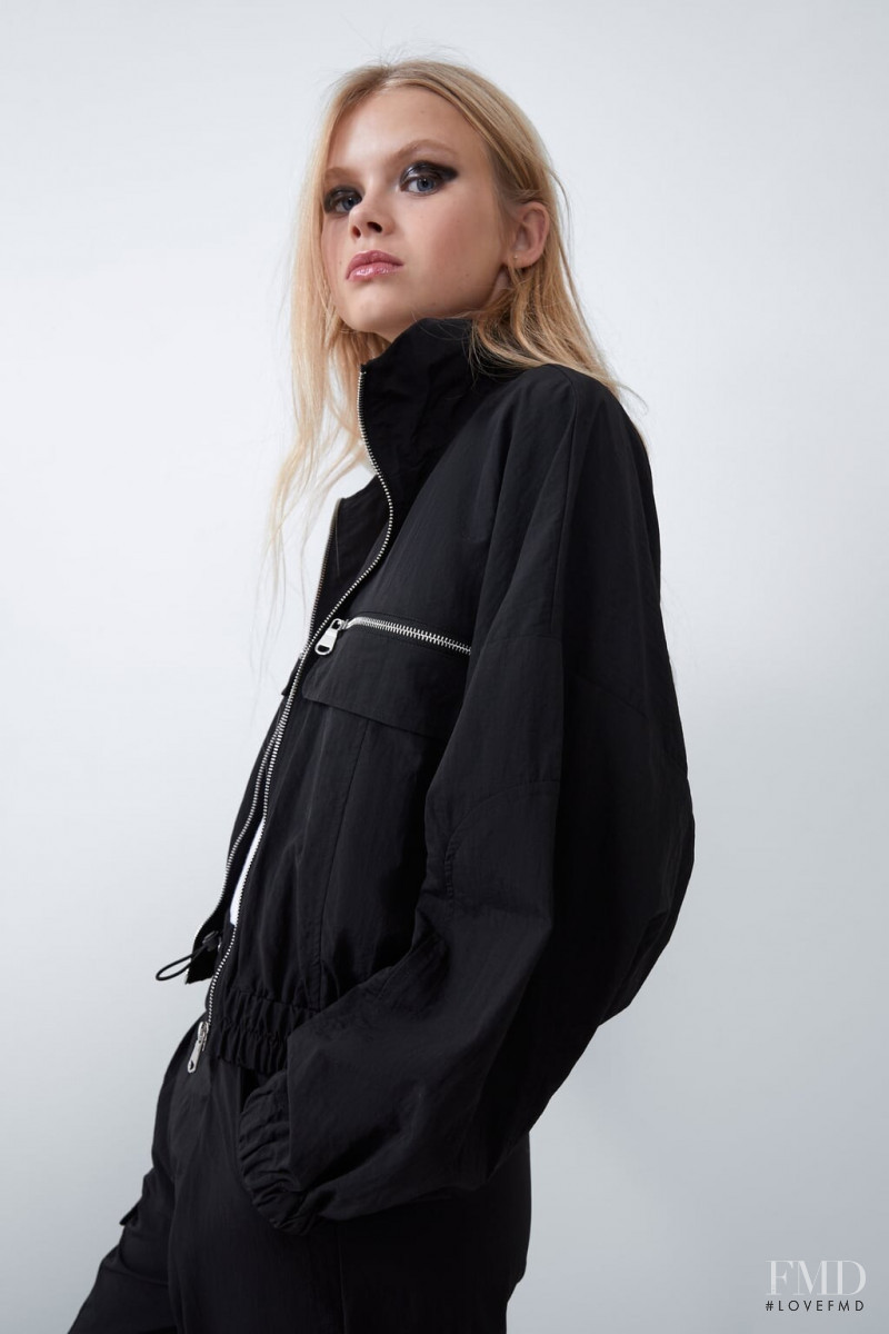 Evie Harris featured in  the Zara catalogue for Winter 2019