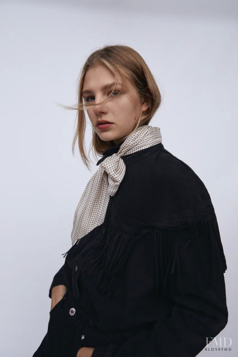 Deirdre Firinne featured in  the Zara catalogue for Fall 2020