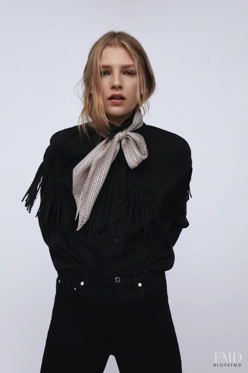 Deirdre Firinne featured in  the Zara catalogue for Fall 2020