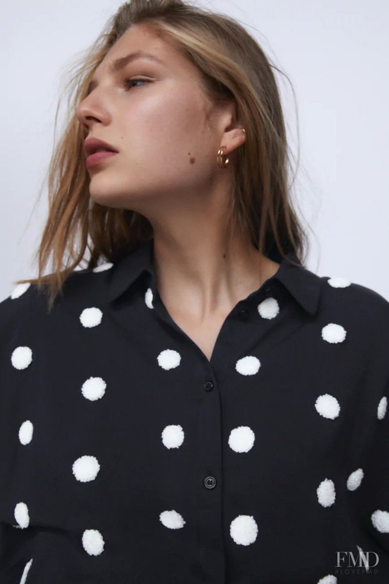 Deirdre Firinne featured in  the Zara catalogue for Fall 2020