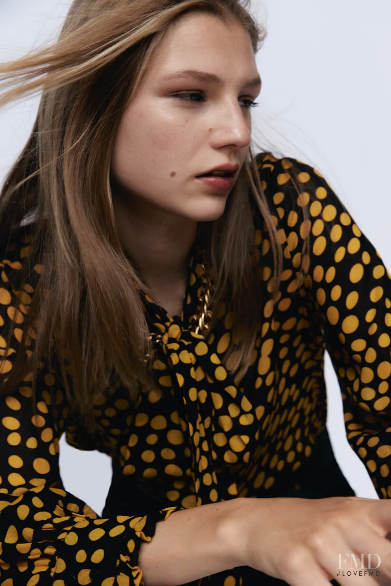 Deirdre Firinne featured in  the Zara catalogue for Fall 2020