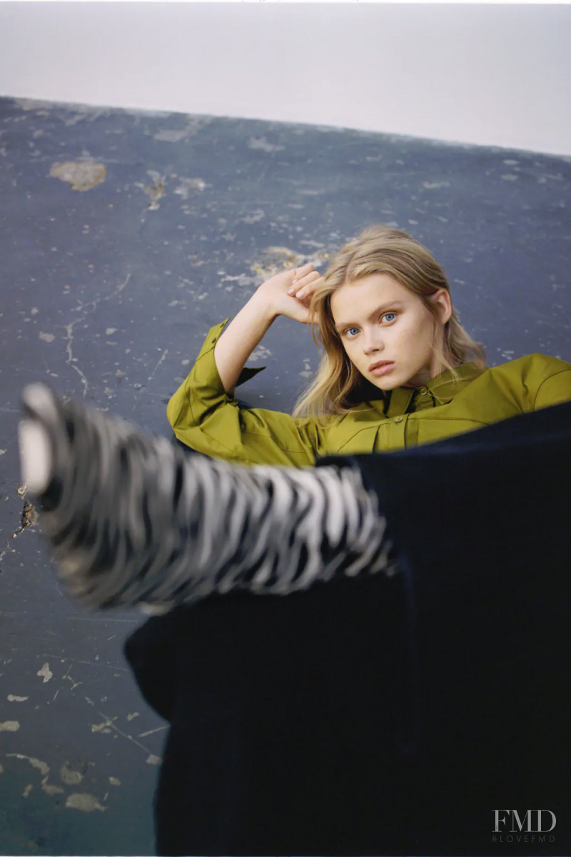 Evie Harris featured in  the Zara catalogue for Fall 2020