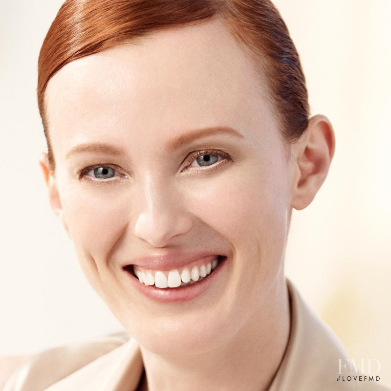 Karen Elson featured in  the Shiseido advertisement for Autumn/Winter 2020