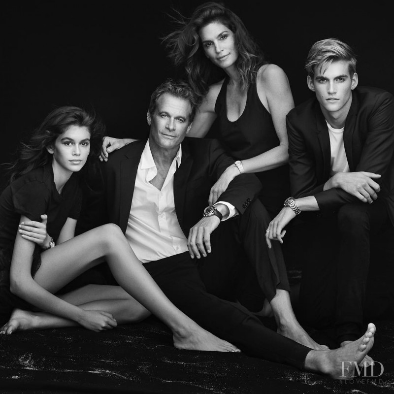 Cindy Crawford featured in  the Omega advertisement for Autumn/Winter 2017