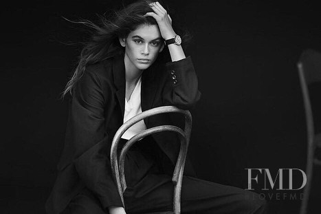 Kaia Gerber featured in  the Omega advertisement for Autumn/Winter 2017