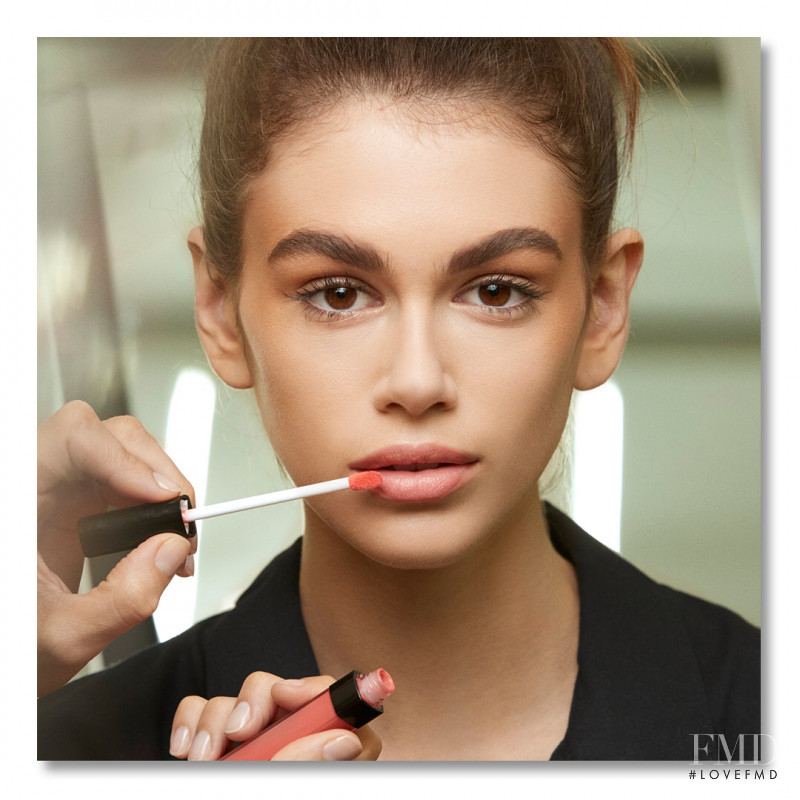 Kaia Gerber featured in  the Chanel Beauty Social Media Campaign advertisement for Autumn/Winter 2018