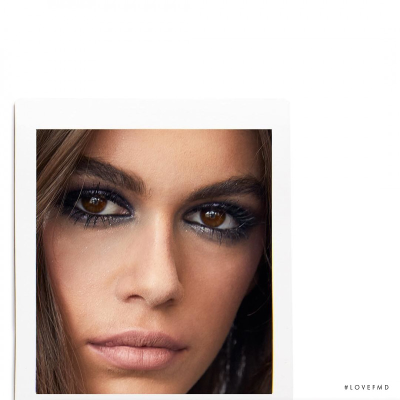 Kaia Gerber featured in  the YSL Beauty Makeup Ambassador advertisement for Autumn/Winter 2018